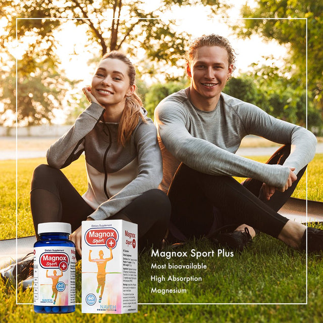 Magnox Sport High Absorption Magnesium Zinc and Vitamins Preventing Fatigue Muscle Cramps 60 Caplets