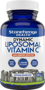 Liposomal Vitamin C 1500Mg Stonehenge Health, Non-Gmo Sunflower Lecithin, High Absorption, Fat-Soluble, Supports Immune System, Dietary Supplement, 60 Capsules