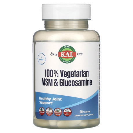 Kal - MSM & Glucosamine 100% Vegetarian - 60 Tablets