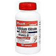 Mason Mason Calcium Citrate Caplets with Vitamin D, 60 Tablets Pack of 2