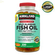 Kirkland Wild Alaskan Fish Oil 1400 Mg., 230 Softgels | EPA+DHA Omega 3, 5, 6, 7, 9 & 11