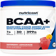 Nutricost BCAA + Hydration Powder Raspberry Lemonade (30 SERV) - Non-Gmo, Gluten Free Supplement