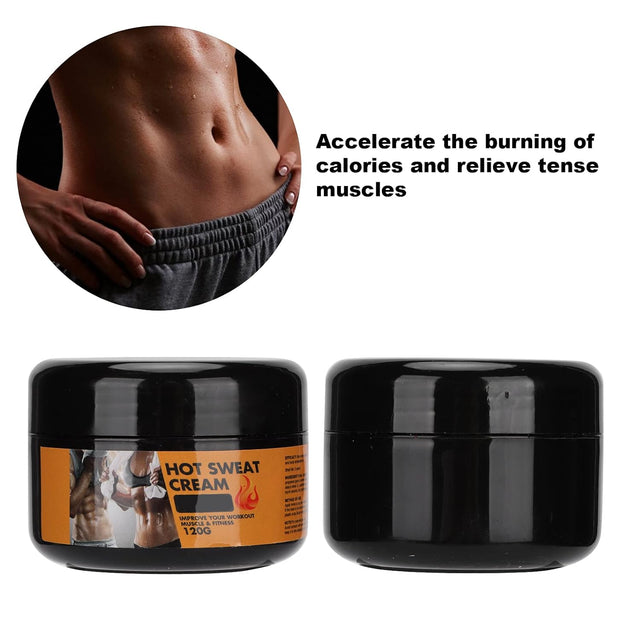 120G Hot Sweat Cream, Firming Body Lotion for Women and Men and Body Sculpting Cellulite Workout,Improve Exercise Efficiency Soothe Muscles Burn Calories Slimming Gel for Fitness People