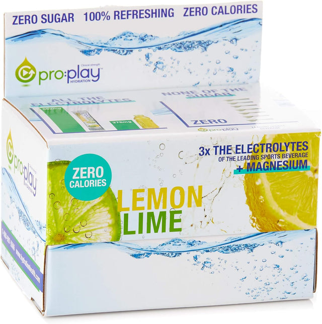 Electrolyte Hydration Drink with Magnesium + Zero Sugar in Lemon Lime, 50 Count Pack