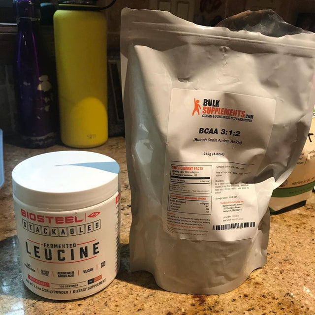 Bulksupplements.Com BCAA 3:1:2 (Branched Chain Amino Acids) Powder - Bcaas Amino Acids - Workout Amino Chains Supplement (1 Kilogram - 2.2 Lbs)