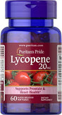 Lycopene 20 Mg, Promotes Prostate and Heart Health, 60 Count by Puritan'S Pride