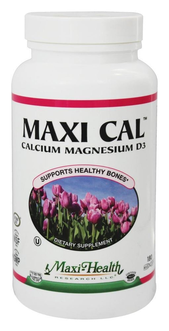 Maxi-Health Research Kosher Vitamins - Maxi Cal Calcium Magnesium Complex with Vitamin D3 - 180 Capsules