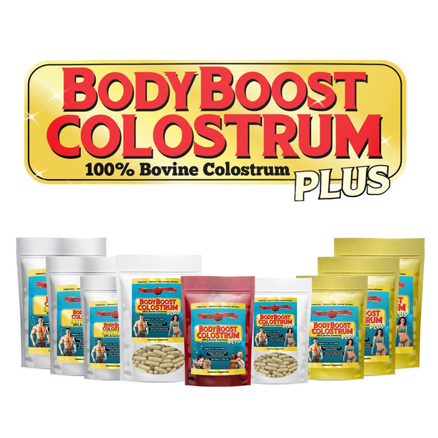 Bodyboost Colostrum Capsule Supplement (500Mg - 720Ct) for Immune Boost and Gut Health