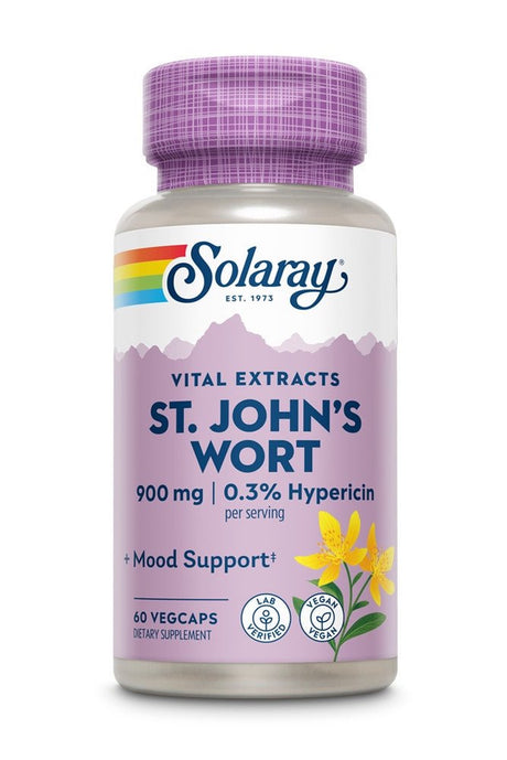 Solaray St John'S Wort Twice Daily -- 60 Capsules