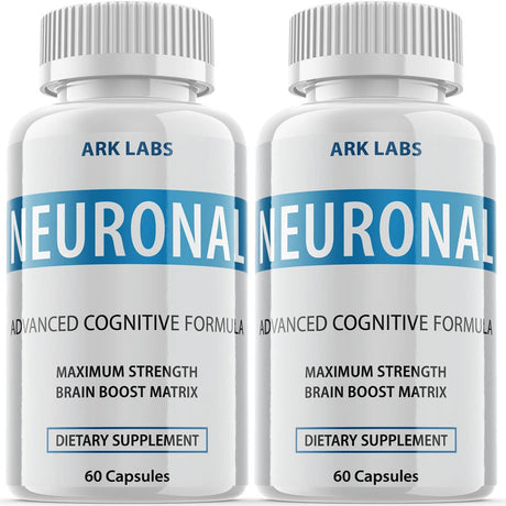 Neuronal - Brain Boost Matrix Supplement - Memory Booster Dietary Supplement for Focus, Memory, Clarity, & Energy - Advanced Cognitive Formula for Maximum Strength - 120 Capsules (2 Pack)