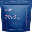 Neuromints Multivitamin Mints with Vitamin A, C, D3, E, B3, B6, B12, and Folate Nootropic, 180 Pcs Blueberry Guava