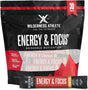 Wilderness Athlete: Energy & Focus, Powder Energy Drink Mix, Tropical Fusion, 30Count Single Serving Packets, Low-Carb, Zero Sugar, No Crash, Natural Caffeine from Green Coffee Bean