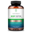 VITASEI Body Detox Capsules, Ultimate Cleanse Support W/Cascara Sagrada Bark, Psyllium Husk Seeds, Senna Leaves, Flax Seed Powder, Colon Cleanse - Full Body Detox Dietary Supplement (60 Capsules)