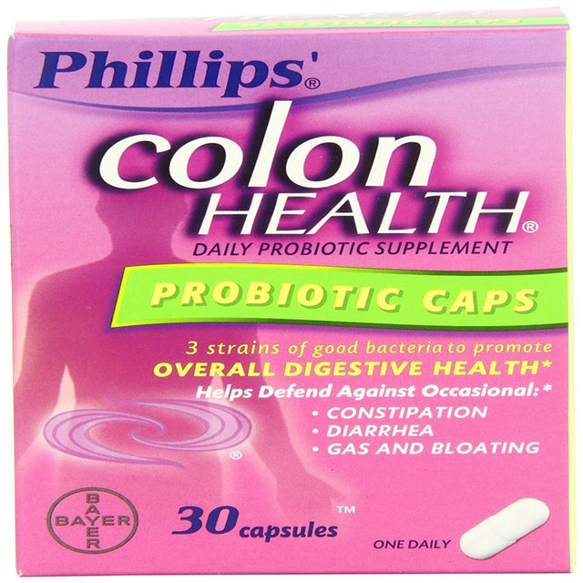 Phillips' Colon Health Probiotic One Daily Capsules, 30 Ct