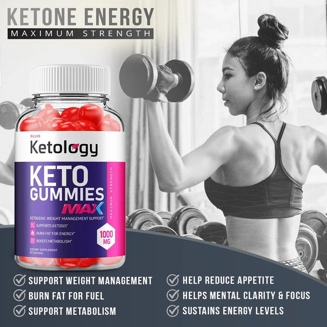 Ketology Max ACV Gummies - Advanced Formula Ketology Keto + ACV Apple Cider Vinegar Gummies 60 Gummies