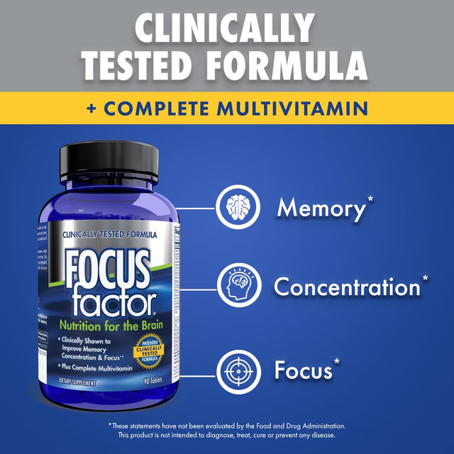 Factor Nutrition Focus Factor Memory Supplement 90 Each