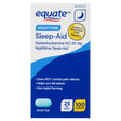 Equate Diphenhydramine Hcl Nighttime Sleep-Aid Relief Caplets, 25Mg, 100 Count