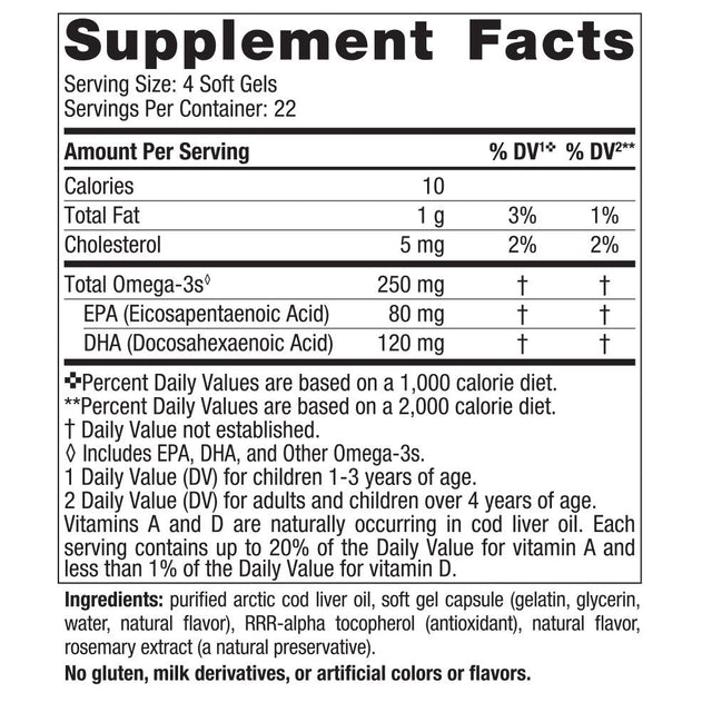 Nordic Naturals Children'S DHA Mini Softgels, 250 Mg, Fish Oil, 90 Ct