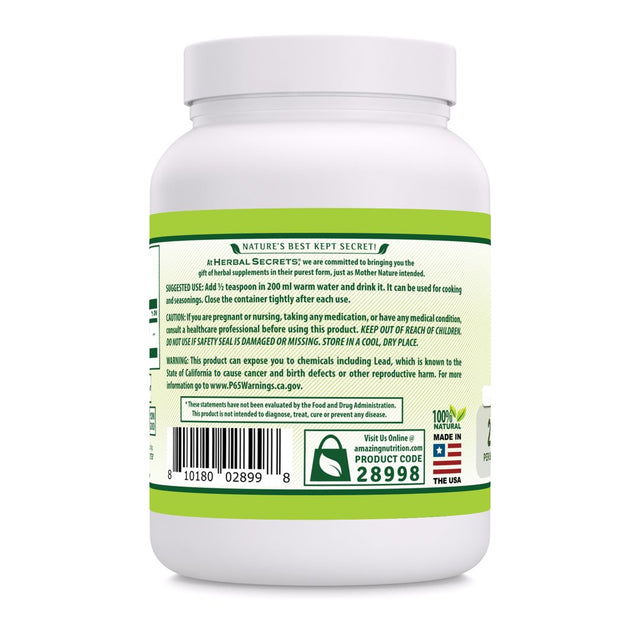 Herbal Secrets USDA Certified Organic Ginger Powder 16 Oz (Non-Gmo) Gluten- Free -Supports Healthy Heart & Immune Functions * Helps to Reduce Nausea* Soothes Upset Stomach*