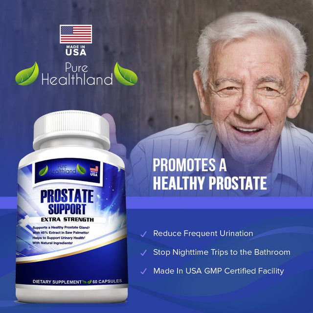 Natural Prostate Support Supplement Pills for Men.The Most Complete Formula Solutions with 33 Prostate Support Ingredients Including Saw Palmetto Vitamins Best for Prostate Care and Healthy Function!