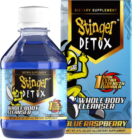 Whole Body Cleanser Extra Strength Drink, Liquid – Blue Raspberry – 8 FL OZ - Ready to Drink