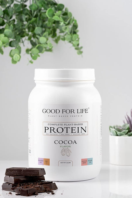 Good for Life Plant-Based Protein, Non GMO, 24 Grams, Pea & Rice Protein, Dairy & Soy Free, 100% Vegan (Coconut)