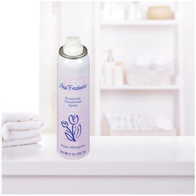 New Freshness Hypoallergenic Feminine Deodorant Spray, 2 Oz