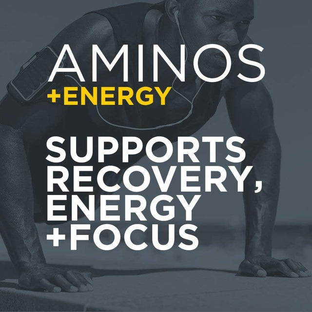 Aminos + Energy | Supports Recovery, Energy & Focus | 95Mg of Caffeine, 0 Sugar & 60 Servings (Good Morning Sunshine)