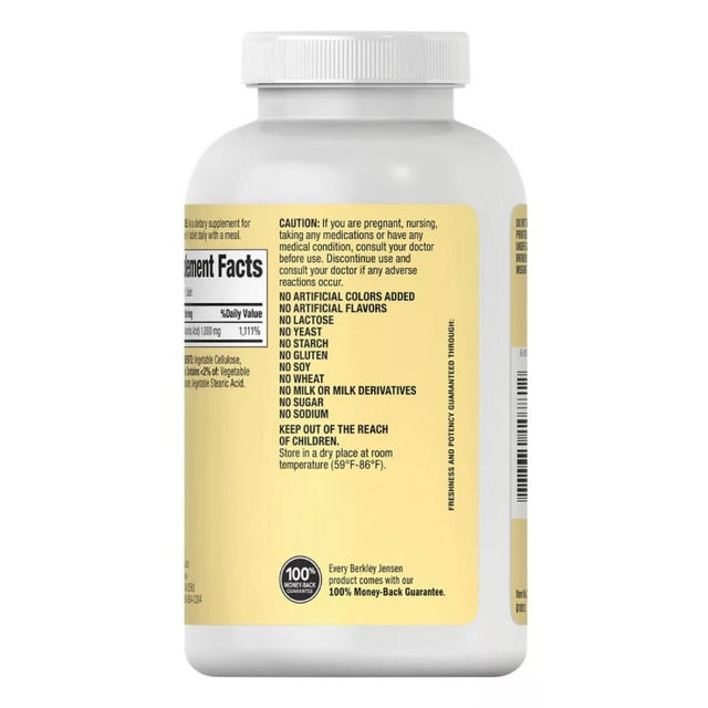 Berkley Jensen Vitamin C, 400 Ct.