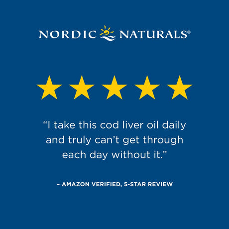 Nordic Naturals Pro Arctic Cod Liver Oil Softgels, 750 Mg, EPA & DHA 180 Ct