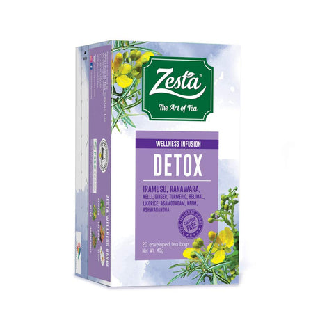 Zesta Wellness Infusions 100% Natural Herbs (20 Tea Bags) (Detox)