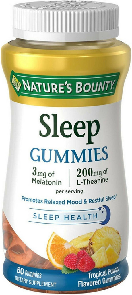 Nature'S Bounty Sleep Gummies, Tropical Punch Flavored 60 Each - (Pack of 2)