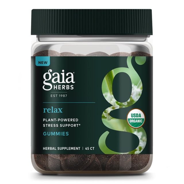 Gaia Herbs Relax Gummies -- 45 Gummies