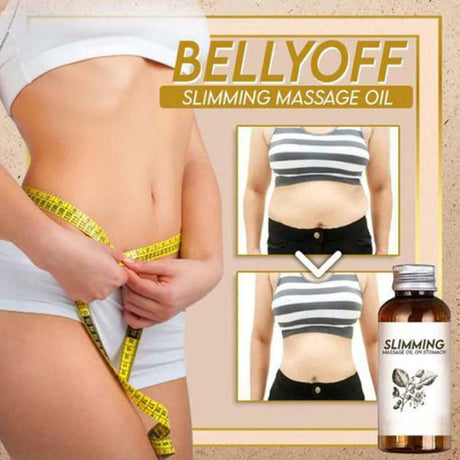 Natural Herbal Slimming Massage Oil, Cellulite Heating Spray,Slimming Essential Oil Body for Tummy, Abdomen, Belly and Waist , for Men and Women (2Pcs)