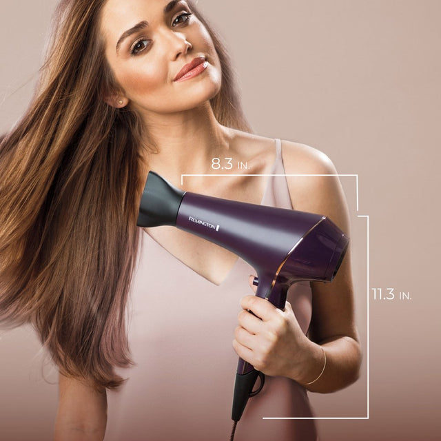 Remington Pro Hair Dryer with Thermaluxe? Advanced Thermal Technology, Purple, AC9140SB