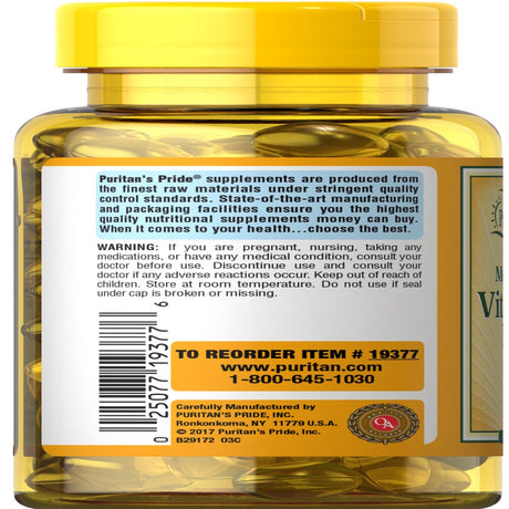 Puritan'S Pride Vitamin D3 5000 IU