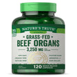 Grass Fed Beef Organs Capsules | 120 Count | 3250Mg Complex of Liver, Heart, Kidney, Pancreas, Spleen | Non-Gmo & Gluten Free Supplement | by Nature'S Truth