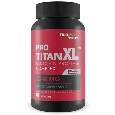 Pro Titan XL T Prostate Complex - Natural Prostate Support Supplement - Vitamins, Minerals, Herbs - Help Improve Energy & Stamina - Green Tea Prostate Health Support - Maximum Strength Formula for Men