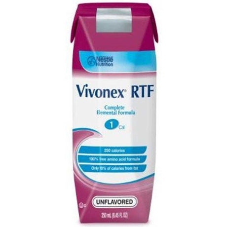 Vivonex RTF Elemental Diet Unflavored Liquid 8 Oz. Can, Case of 24