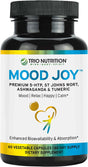 Trio Mood Joy | Premium 5-HTP, St Johns Wort, Ashwagandha & Turmeric | Ashwagandha Capsules to Promote Natural Calm & Relaxed Mood* | Mood Support Supplement* | 60 Day Supply