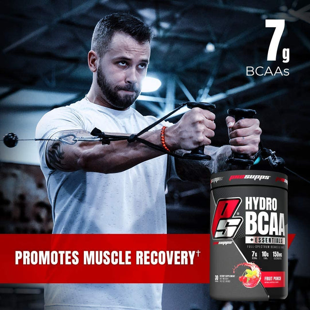 Prosupps® Hydrobcaa® BCAA/EAA Full Spectrum Matrix, 7G Bcaas, 3G EAAS, 0G Sugar, 0G Carbs, (30 Servings, Blood Orange Flavor)