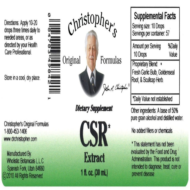 Dr. Christophers Original Cold Sore Relief Liquid Extract - 1 Oz