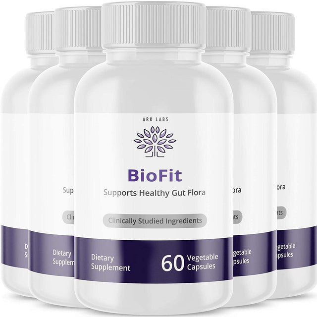 Biofit - Pills to Support Healthy Gut Flora - Energy Boosting Dietary Supplements for Weight Management and Metabolism - Advanced Ketogenic Ketones - 300 Capsules (5 Pack)