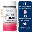 Best Nest Wellness Clever Bird Women'S Probiotics, 50 Billion CFU Once Daily, Immune Support, 30 Ct