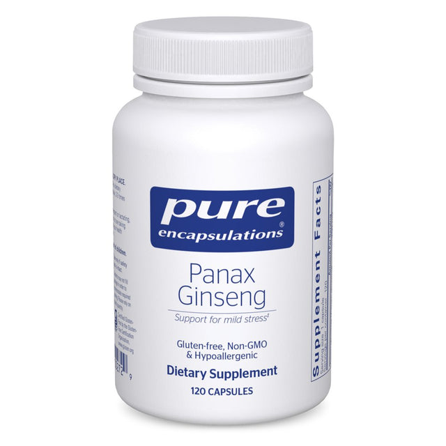 Pure Encapsulations Panax Ginseng | Hypoallergenic Supplement Helps the Body Adapt to Occasional Physical Stress* | 120 Capsules