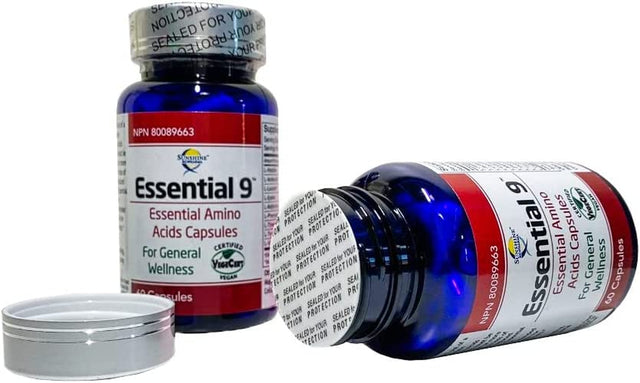 All 9 Essential Amino Acids. Sunshine Biopharma Offers the Ideal Essential Amino Acids Formulation as Tablets for General Wellness, Endurance, Improved Mood and Performance. Vegan Certified