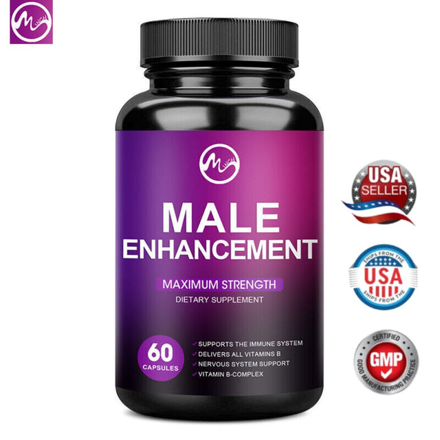 Minch Male 60 Capsules,Longer,Growth,Thicker,Male Supplement with Ginseng