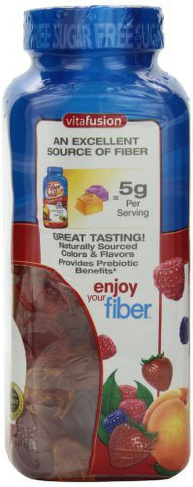 Vitafusion Fiber Gummies, 220 Count "Sugar Free"