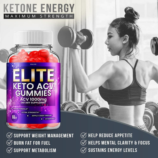 5 Pack Elite Keto ACV Gummies Elite Keto + ACV 500 Mg Advanced Formula Apple Cider Vinegar Keto Gummies 300 Gummies