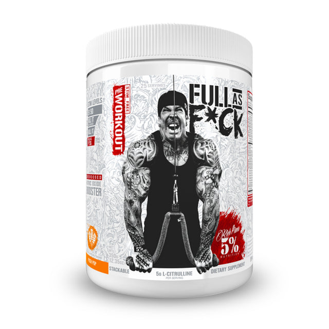 Fasf Full as F*Ck Legendary Series Pre Workout Nitric Oxide Booster Powder (Push Pop, 25 Servings) *EN